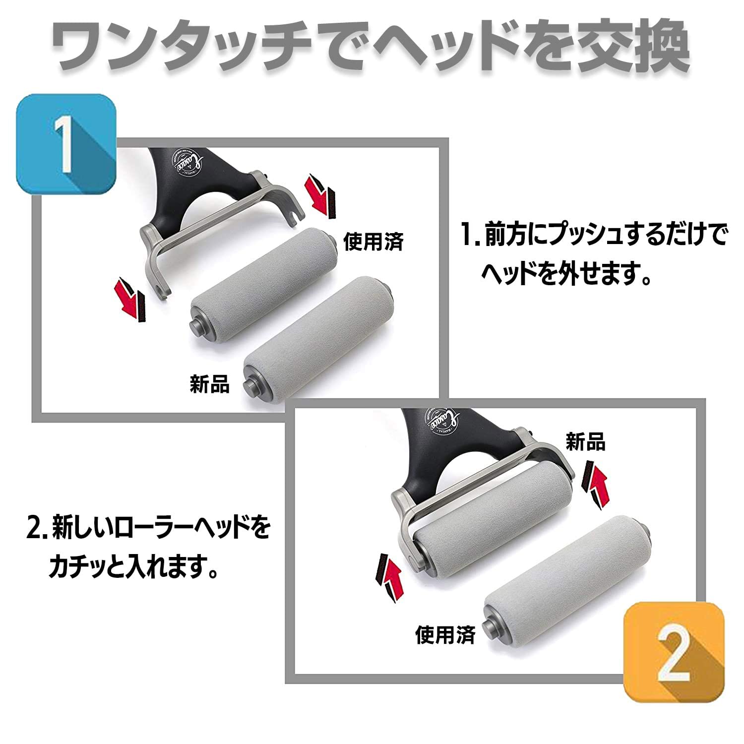 Amazon.co.jp: ローションアプリケーター用 替えローラー 3個セット